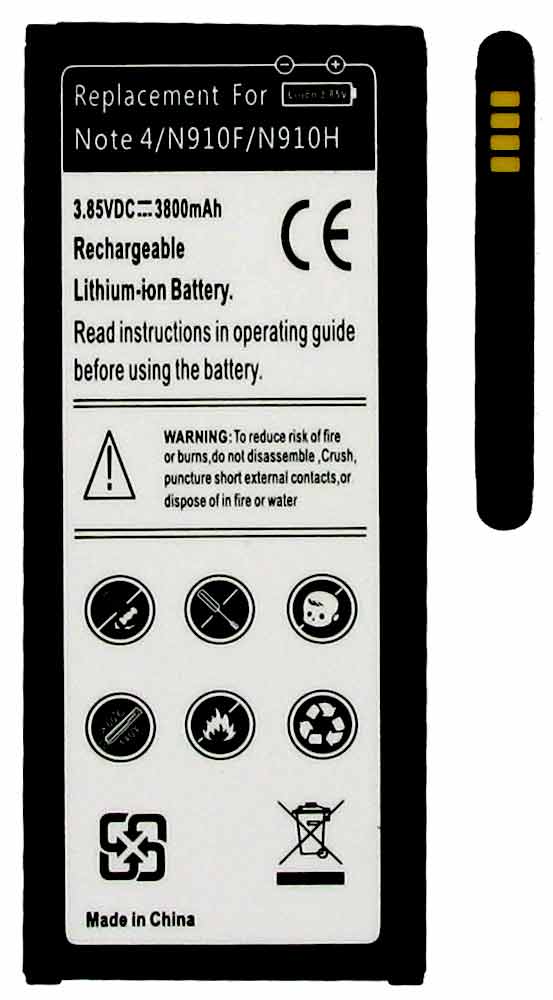 sextant Discriminatie op grond van geslacht Bloemlezing Batterij Samsung Galaxy Note 4, Telefoon-Batterijen.nl